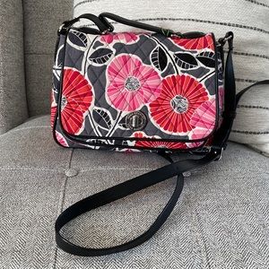 NWT Vera Bradley - Cherry Blossoms Turnlock Crossbody (Retired)